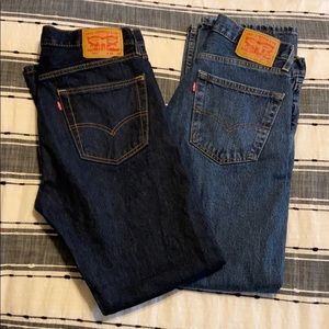 2 pairs of Levi 505 - NWOT